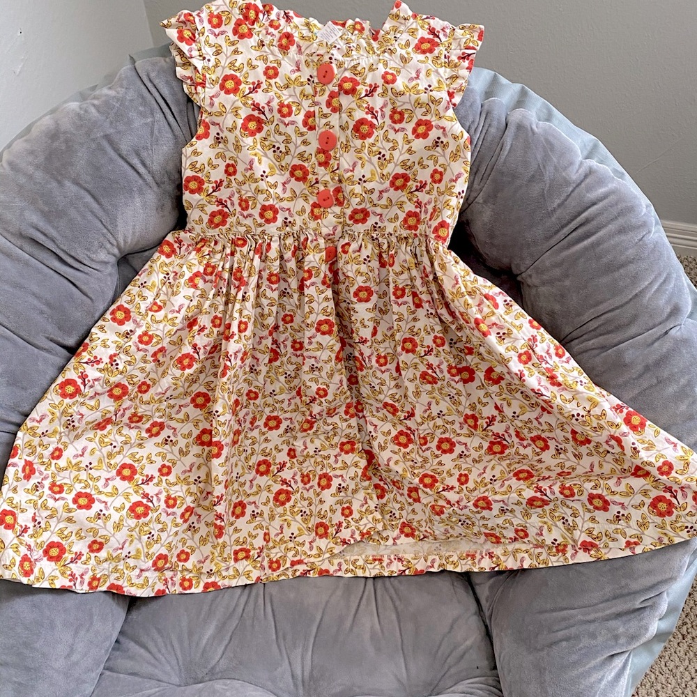 Cute cottage vintage flower print dress.